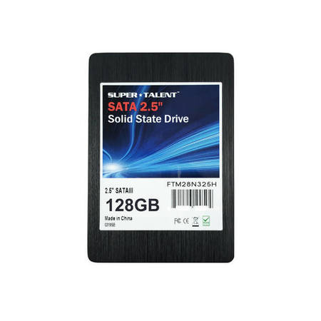 SUPER TALENT TeraNova 128GB 2.5in. SATA3 Solid State Drive (TLC) FTM28N325H